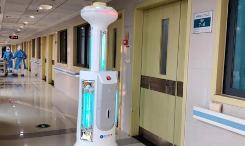 Nỗ lực giảm lây nhiễm, Trung Quốc đưa robot khử trùng tới Vũ Hán - Ảnh 1. Nỗ lực giảm lây nhiễm, Trung Quốc đưa robot khử trùng tới Vũ Hán - Ảnh 1.
