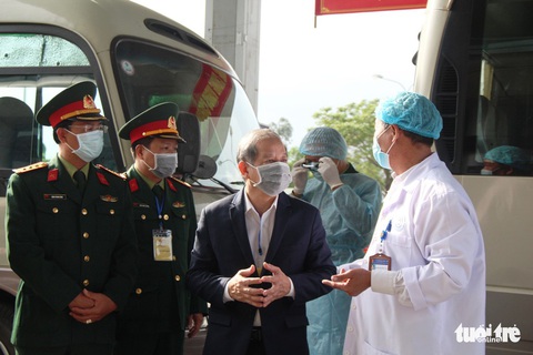 Diễn tập đón công dân Việt Nam từ vùng dịch trở về Huế - Ảnh 5. Diễn tập đón công dân Việt Nam từ vùng dịch trở về Huế - Ảnh 5.