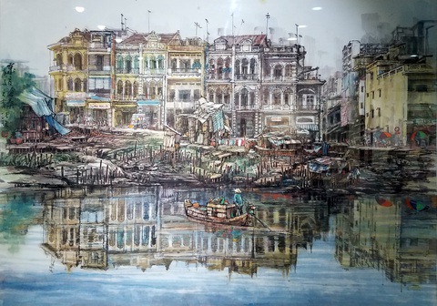 Thái Mặc Niên Hoa: Triển lãm tranh của 5 họa sĩ thủy mặc hàng đầu Sài Gòn - Ảnh 6. Thái Mặc Niên Hoa: Triển lãm tranh của 5 họa sĩ thủy mặc hàng đầu Sài Gòn - Ảnh 6.