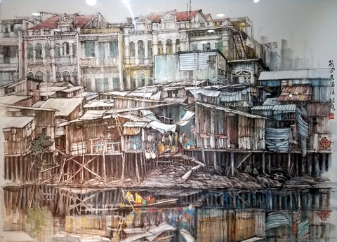 Thái Mặc Niên Hoa: Triển lãm tranh của 5 họa sĩ thủy mặc hàng đầu Sài Gòn - Ảnh 5. Thái Mặc Niên Hoa: Triển lãm tranh của 5 họa sĩ thủy mặc hàng đầu Sài Gòn - Ảnh 5.