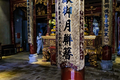 Khử trùng di tích nhà tù Hỏa Lò, Hoàng thành Thăng Long, Văn Miếu... - Ảnh 6. Khử trùng di tích nhà tù Hỏa Lò, Hoàng thành Thăng Long, Văn Miếu... - Ảnh 6.