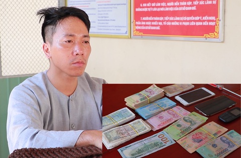 Thanh niên khoác áo tu hành, giả nhà sư vào vơ vét tài sản - Ảnh 1. Thanh niên khoác áo tu hành, giả nhà sư vào vơ vét tài sản - Ảnh 1.