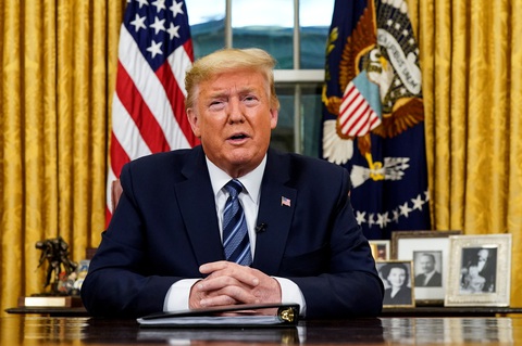 Hậu trường việc ông Trump cấm cửa châu Âu ra sao? - Ảnh 1. Hậu trường việc ông Trump cấm cửa châu Âu ra sao? - Ảnh 1.