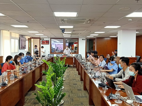 Phòng dịch COVID-19, gần 100 cơ quan ở TP.HCM tham gia hệ thống họp trực tuyến - Ảnh 1. Phòng dịch COVID-19, gần 100 cơ quan ở TP.HCM tham gia hệ thống họp trực tuyến - Ảnh 1.
