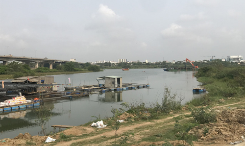 Đà Nẵng xây đập tạm thứ 2 trên sông Cẩm Lệ để ngăn mặn - Ảnh 2. Đà Nẵng xây đập tạm thứ 2 trên sông Cẩm Lệ để ngăn mặn - Ảnh 2.