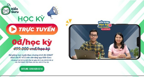 Học kỳ trực tuyến miễn phí cho học sinh toàn quốc - Ảnh 1. Học kỳ trực tuyến miễn phí cho học sinh toàn quốc - Ảnh 1.