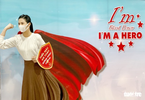 Hoa hậu Ngọc Hân hiến máu lần thứ 7 - Ảnh 5. Hoa hậu Ngọc Hân hiến máu lần thứ 7 - Ảnh 5.
