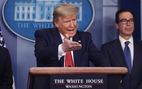 Điều gì sẽ xảy ra nếu nước Mỹ sớm mở cửa trở lại theo lời ông Trump? - Ảnh 1. Điều gì sẽ xảy ra nếu nước Mỹ sớm mở cửa trở lại theo lời ông Trump? - Ảnh 1.