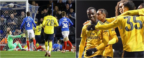 Thắng Portsmouth 2-0, Arsenal giành vé vào tứ kết cúp FA - Ảnh 1. Thắng Portsmouth 2-0, Arsenal giành vé vào tứ kết cúp FA - Ảnh 1.