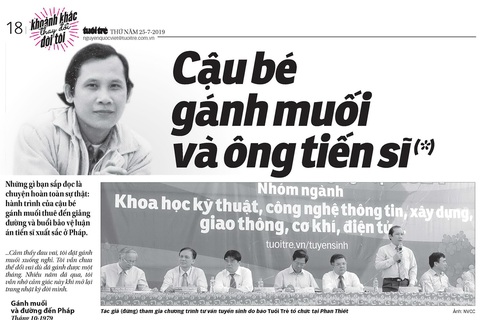 Công bố bài đoạt giải cuộc thi Khoảnh khắc thay đổi đời tôi lần 2 - Ảnh 1. Công bố bài đoạt giải cuộc thi Khoảnh khắc thay đổi đời tôi lần 2 - Ảnh 1.