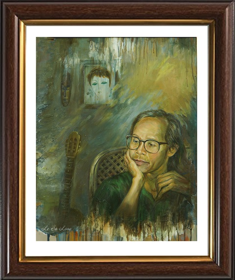 Ai ở đâu, ở yên đó vẫn có thể xem tranh tưởng nhớ Trịnh Công Sơn - Ảnh 7. Ai ở đâu, ở yên đó vẫn có thể xem tranh tưởng nhớ Trịnh Công Sơn - Ảnh 7.