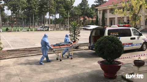 Quân đội diễn tập cách ly hàng trăm người Việt về từ vùng dịch - Ảnh 12. Quân đội diễn tập cách ly hàng trăm người Việt về từ vùng dịch - Ảnh 12.