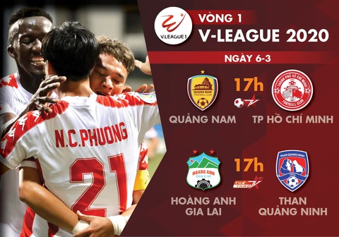 Lịch trực tiếp vòng 1 V-League 2020: Hoàng Anh Gia Lai, TP.HCM xuất trận - Ảnh 1. Lịch trực tiếp vòng 1 V-League 2020: Hoàng Anh Gia Lai, TP.HCM xuất trận - Ảnh 1.