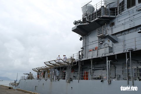 Bên trong tuần dương hạm USS Bunker Hill đang ghé thăm Đà Nẵng - Ảnh 5. Bên trong tuần dương hạm USS Bunker Hill đang ghé thăm Đà Nẵng - Ảnh 5.