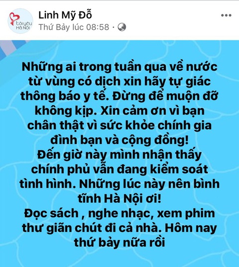 Hồng Nhung, Mỹ Linh, Tóc Tiên kêu gọi đoàn kết - yêu thương giữa dịch COVID-19 - Ảnh 3. Hồng Nhung, Mỹ Linh, Tóc Tiên kêu gọi đoàn kết - yêu thương giữa dịch COVID-19 - Ảnh 3.
