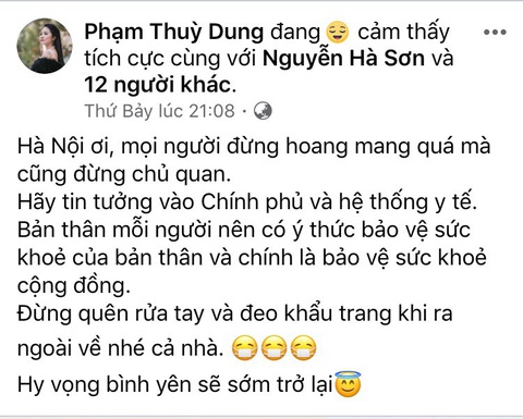 Hồng Nhung, Mỹ Linh, Tóc Tiên kêu gọi đoàn kết - yêu thương giữa dịch COVID-19 - Ảnh 4. Hồng Nhung, Mỹ Linh, Tóc Tiên kêu gọi đoàn kết - yêu thương giữa dịch COVID-19 - Ảnh 4.