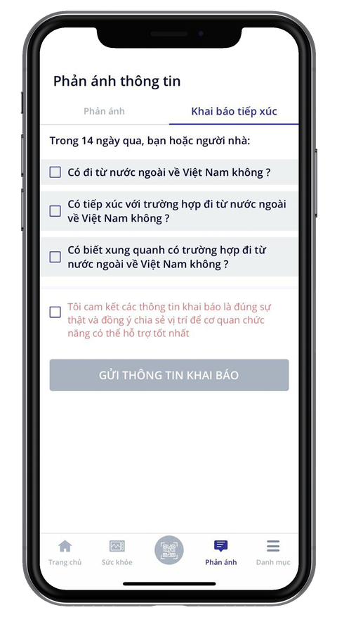 App nCovi thêm tính năng khai báo tiếp xúc và thông tin đi lại của người bệnh - Ảnh 1. App nCovi thêm tính năng khai báo tiếp xúc và thông tin đi lại của người bệnh - Ảnh 1.