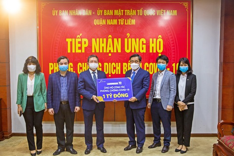 Tòa nhà Landmark72 ủng hộ 1 tỉ đồng chống dịch - Ảnh 2. Tòa nhà Landmark72 ủng hộ 1 tỉ đồng chống dịch - Ảnh 2.