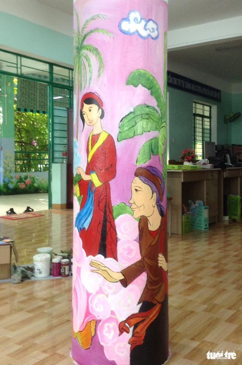 Trò nghỉ học, hằng ngày thầy vẫn đến làm đẹp trường chờ đón học sinh - Ảnh 9. Trò nghỉ học, hằng ngày thầy vẫn đến làm đẹp trường chờ đón học sinh - Ảnh 9.