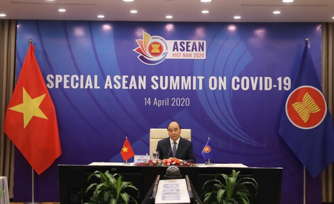 ASEAN cam kết hợp tác chiến thắng đại dịch COVID-19 - Ảnh 1. ASEAN cam kết hợp tác chiến thắng đại dịch COVID-19 - Ảnh 1.