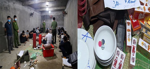 Khoét hầm bí mật trên đồi, đổ bêtông kiên cố như pháo đài để mở sới bạc - Ảnh 2. Khoét hầm bí mật trên đồi, đổ bêtông kiên cố như pháo đài để mở sới bạc - Ảnh 2.