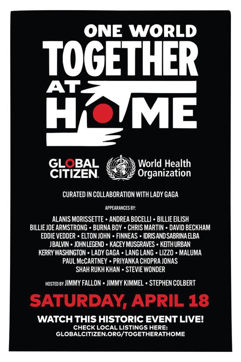 K+ phát sóng trực tiếp One World: Together At Home tại Việt Nam - Ảnh 1. K+ phát sóng trực tiếp One World: Together At Home tại Việt Nam - Ảnh 1.