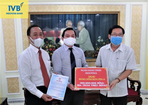 Indovina Bank ủng hộ quỹ phòng chống dịch COVID-19 tại Hà Nội và TP.HCM - Ảnh 1. Indovina Bank ủng hộ quỹ phòng chống dịch COVID-19 tại Hà Nội và TP.HCM - Ảnh 1.