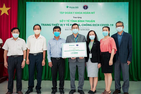 Tập đoàn Y khoa Hoàn Mỹ tài trợ trang thiết bị y tế cho Sở Y tế tỉnh Bình Thuận - Ảnh 1. Tập đoàn Y khoa Hoàn Mỹ tài trợ trang thiết bị y tế cho Sở Y tế tỉnh Bình Thuận - Ảnh 1.