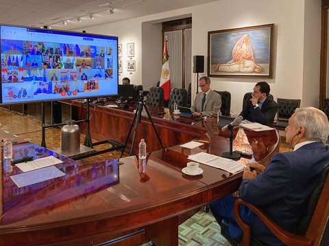 Họp trực tuyến Bộ trưởng Y tế G20: Việt Nam đề xuất biện pháp hợp tác chống dịch COVID-19 - Ảnh 1. Họp trực tuyến Bộ trưởng Y tế G20: Việt Nam đề xuất biện pháp hợp tác chống dịch COVID-19 - Ảnh 1.