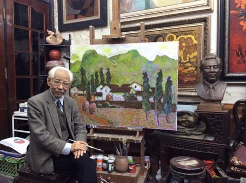 Nguyên chủ tịch Hội Mỹ thuật Việt Nam, họa sĩ Trần Khánh Chương qua đời - Ảnh 1. Nguyên chủ tịch Hội Mỹ thuật Việt Nam, họa sĩ Trần Khánh Chương qua đời - Ảnh 1.