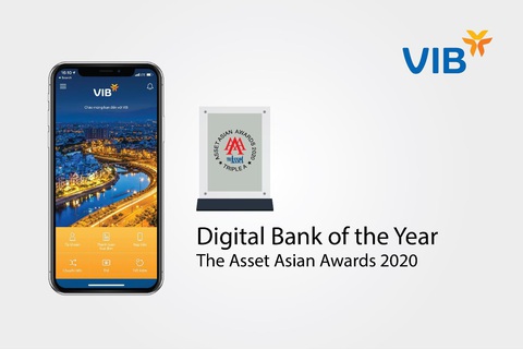 VIB lần thứ tư nhận giải thưởng về Ngân hàng số - Ảnh 1. VIB lần thứ tư nhận giải thưởng về Ngân hàng số - Ảnh 1.