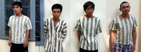 Bắt nhóm nghi can thuê ôtô, thủ mã tấu vào nhà dân trộm cắp - Ảnh 1. Bắt nhóm nghi can thuê ôtô, thủ mã tấu vào nhà dân trộm cắp - Ảnh 1.