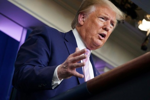 Ông Trump lấp lửng về số liệu COVID-19 của Trung Quốc ở Vũ Hán - Ảnh 1. Ông Trump lấp lửng về số liệu COVID-19 của Trung Quốc ở Vũ Hán - Ảnh 1.