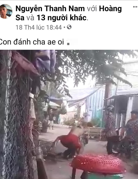 Giận cha đánh mẹ, vòi tiền đổi xe mới, con ruột ra tay đánh cha tơi bời - Ảnh 1. Giận cha đánh mẹ, vòi tiền đổi xe mới, con ruột ra tay đánh cha tơi bời - Ảnh 1.