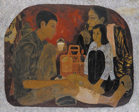 Gặp bà mẹ miền Nam và ‘nắng xuân 1975’ trong triển lãm mỹ thuật online - Ảnh 2. Gặp bà mẹ miền Nam và ‘nắng xuân 1975’ trong triển lãm mỹ thuật online - Ảnh 2.