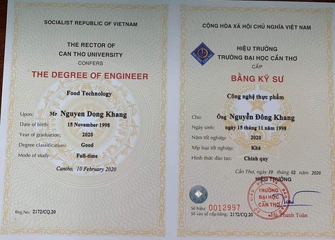 Sinh viên bệnh hiểm nghèo nhận bằng đại học tại nhà trước lúc ra đi - Ảnh 5. Sinh viên bệnh hiểm nghèo nhận bằng đại học tại nhà trước lúc ra đi - Ảnh 5.