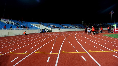 Làm đẹp sân Mỹ Đình đón SEA Games 2021 - Ảnh 1. Làm đẹp sân Mỹ Đình đón SEA Games 2021 - Ảnh 1.