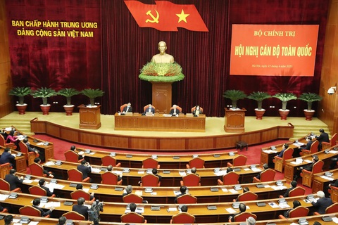 Tổng bí thư, Chủ tịch nước Nguyễn Phú Trọng chủ trì hội nghị cán bộ toàn quốc - Ảnh 1. Tổng bí thư, Chủ tịch nước Nguyễn Phú Trọng chủ trì hội nghị cán bộ toàn quốc - Ảnh 1.