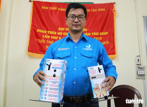 Chiếc máy mời mọc: Xin chào bạn, mời bạn rửa tay - Ảnh 4. Chiếc máy mời mọc: Xin chào bạn, mời bạn rửa tay - Ảnh 4.