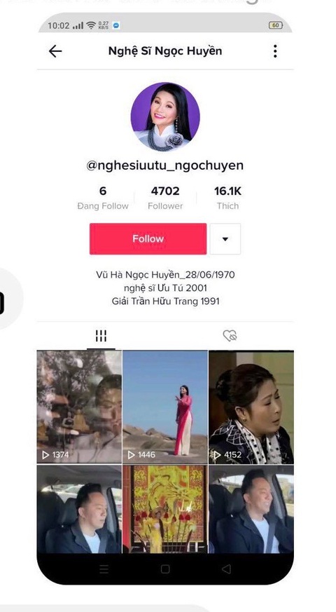 Nghệ sĩ đau đầu vì bị giả mạo tài khoản TikTok - Ảnh 3. Nghệ sĩ đau đầu vì bị giả mạo tài khoản TikTok - Ảnh 3.