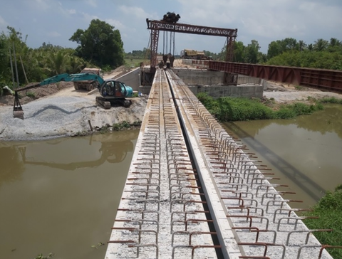 Xây chiếc cầu cuối cùng hình thành tuyến cao tốc thứ 2 về miền Tây - Ảnh 1. Xây chiếc cầu cuối cùng hình thành tuyến cao tốc thứ 2 về miền Tây - Ảnh 1.