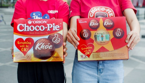 Orion vẽ thông điệp khỏe lên bánh Choco.Pie - Ảnh 4. Orion vẽ thông điệp khỏe lên bánh Choco.Pie - Ảnh 4.