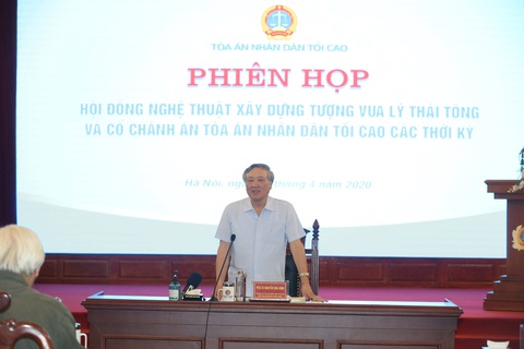 Chỉ dựng tượng vua Lý Thái Tông tại trụ sở Tòa án tối cao - Ảnh 2. Chỉ dựng tượng vua Lý Thái Tông tại trụ sở Tòa án tối cao - Ảnh 2.