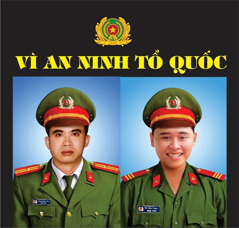 Thăng cấp bậc hàm hai cán bộ, chiến sĩ công an ở Đà Nẵng hi sinh - Ảnh 1. Thăng cấp bậc hàm hai cán bộ, chiến sĩ công an ở Đà Nẵng hi sinh - Ảnh 1.