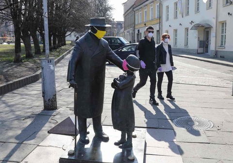 corona status tsemakh shabad lithuania afp corona status tsemakh shabad lithuania afp