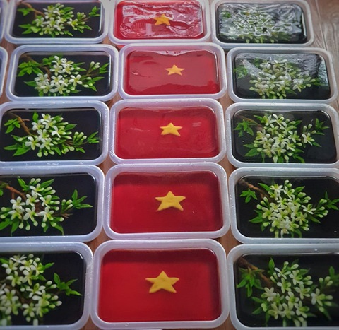 Làm bánh thạch 3D vô cùng xinh đẹp tặng y bác sĩ chống dịch - Ảnh 2. Làm bánh thạch 3D vô cùng xinh đẹp tặng y bác sĩ chống dịch - Ảnh 2.
