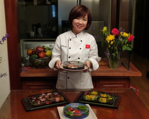 Làm bánh thạch 3D vô cùng xinh đẹp tặng y bác sĩ chống dịch - Ảnh 5. Làm bánh thạch 3D vô cùng xinh đẹp tặng y bác sĩ chống dịch - Ảnh 5.