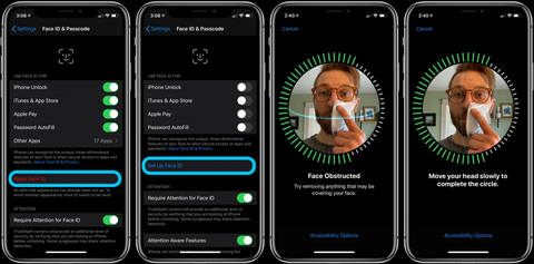 Mẹo sử dụng Face ID không cần bỏ khẩu trang trong mùa corona - Ảnh 2. Mẹo sử dụng Face ID không cần bỏ khẩu trang trong mùa corona - Ảnh 2.
