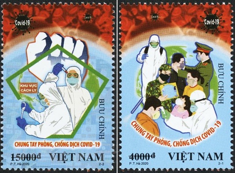 Tranh tuyên truyền chống COVID-19 của Việt Nam lên báo Anh - Ảnh 1. Tranh tuyên truyền chống COVID-19 của Việt Nam lên báo Anh - Ảnh 1.