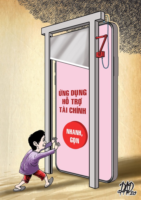 Vay qua app lãi suất 1.000%, bấm vào là... chết! - Ảnh 1. Vay qua app lãi suất 1.000%, bấm vào là... chết! - Ảnh 1.